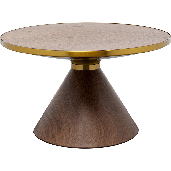 [87810] Table basse Cono Noix Ø70cm