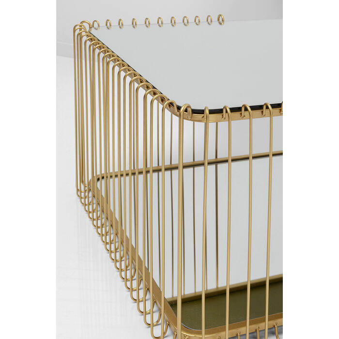 [87817] Table basse Wire Double laiton 120x60cm - 4