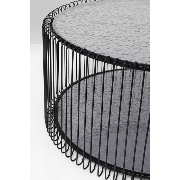 [87819] Table basse Wire Double Bubble Noir (2/Set) - 4