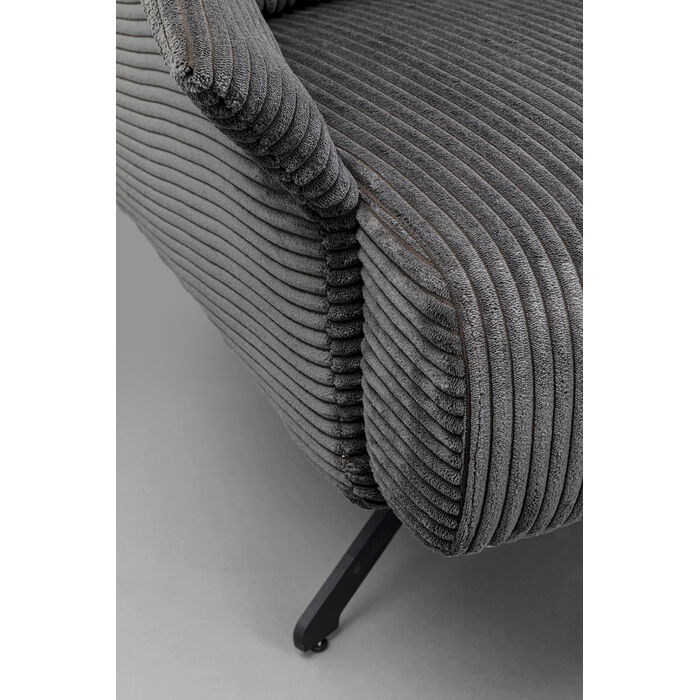 [87837] Fauteuil pivotant Milo gris - 4