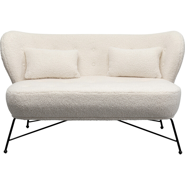 [87839] Sofá Jacky Boucle de 2 Teddy 139cm
