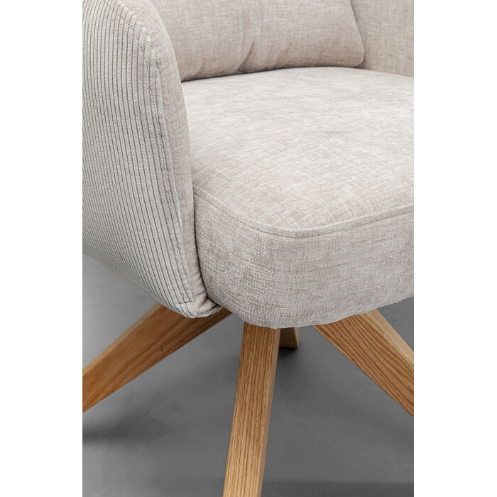 [87853] Sillón giratorio Bosse Natural - 4