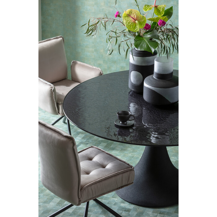 [87865] Table Grande Possibilita Black Bubble Ø150cm - 2