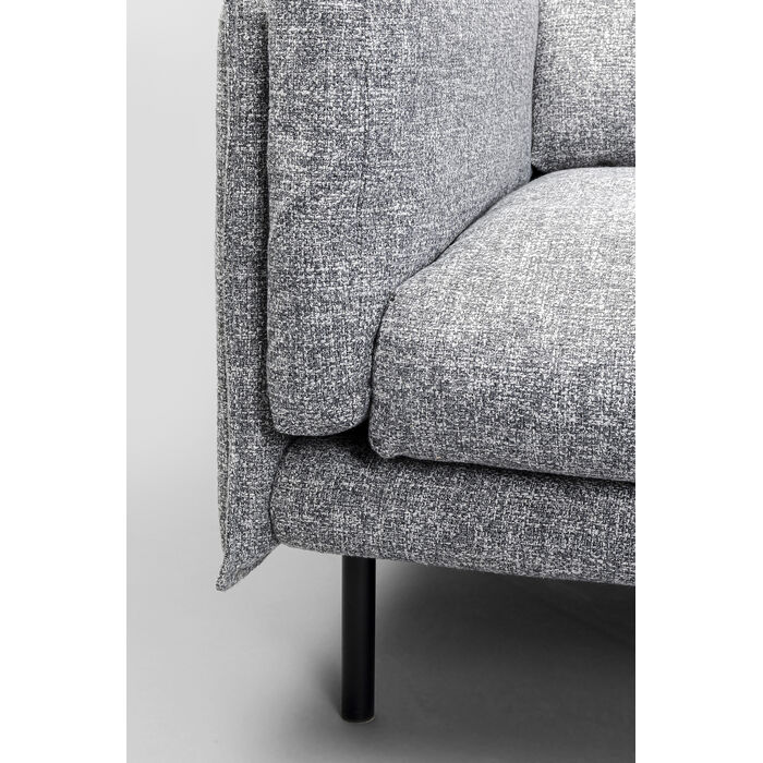 [87870] Sofá Pola Gris de 2 Plazas 230cm - 3