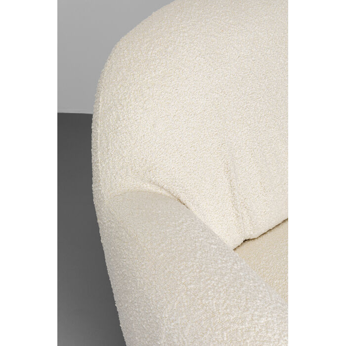 [87923] Fauteuil pivotant Nube bouclé - 3