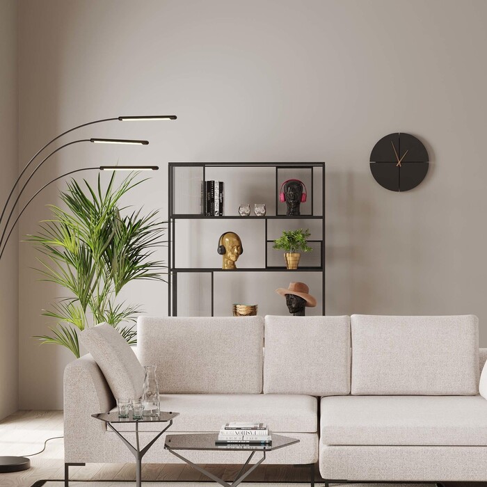 Shelf Bologna Black 125x200cm