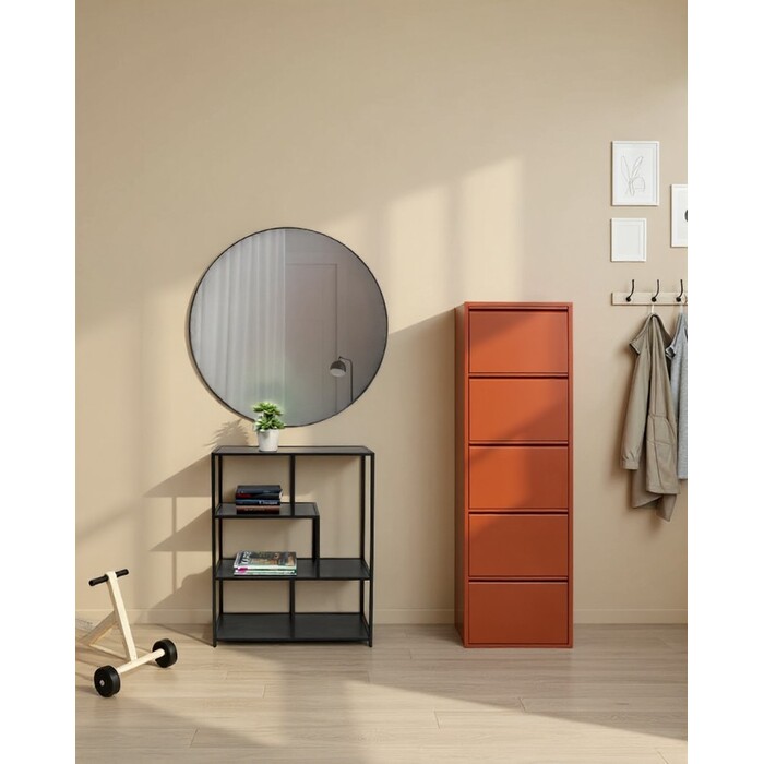 Shelf Loftie Black 77x100cm