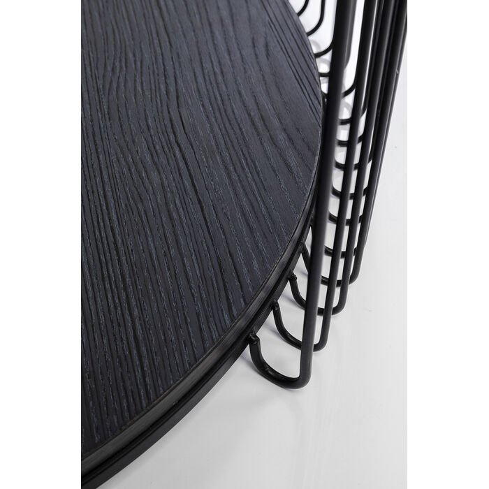 [87960] Table basse Wire Double noir bois (2/Set) - 4