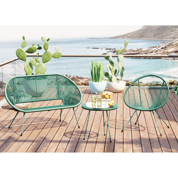 [87964] Bench Acapulco Mono Green - 1