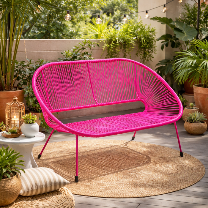 [87965] Bench Acapulco Mono Pink - 1