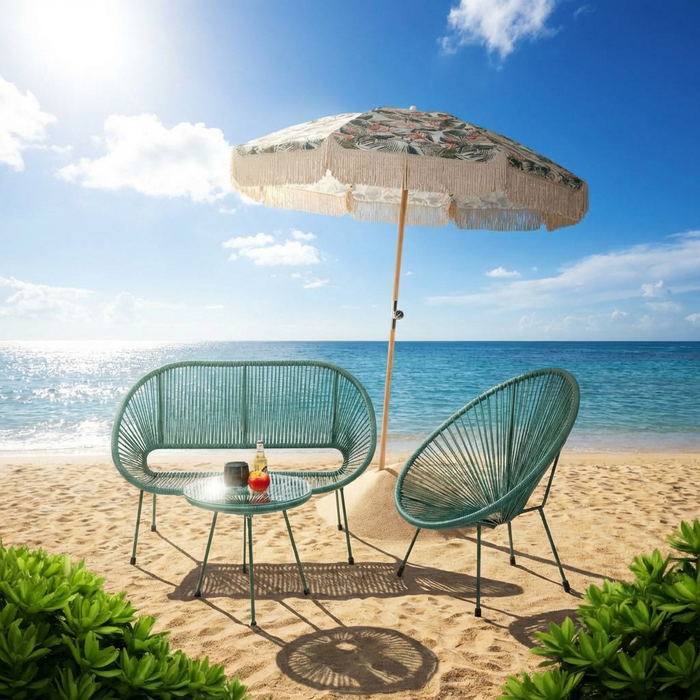 [87966] Table d'appoint Acapulco Mono vert - 1