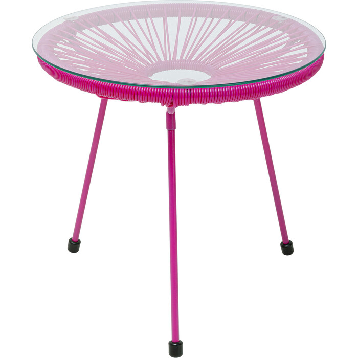 [87967] Table d'appoint Acapulco Mono fuchsia