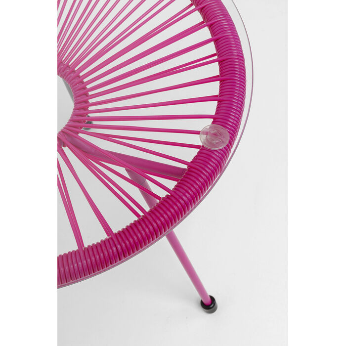 [87967] Table d'appoint Acapulco Mono fuchsia - 3