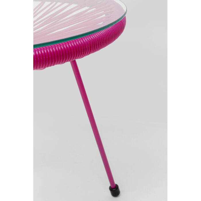 [87967] Table d'appoint Acapulco Mono fuchsia - 4