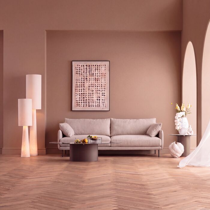 [87978] Sofa Edna 3 pl Crema 245cm - 1