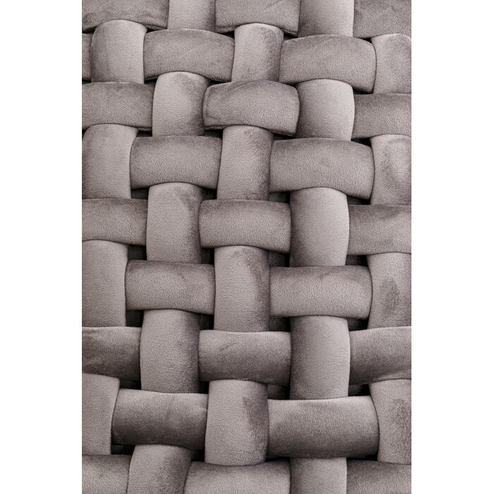 [87995] Klupa Weave Siva 128cm - 4