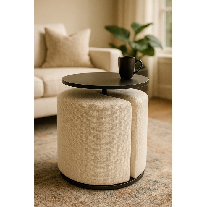 [88003] Side Table with Stool Better Together (2/part) - 1