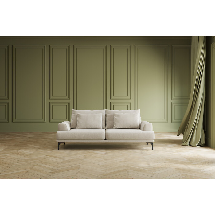 [88017] Sofa Napoli 3 pl Crema 227cm - 1