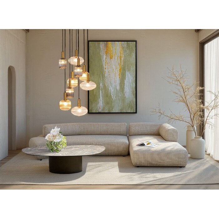 Corner Sofa Bow Right Cream