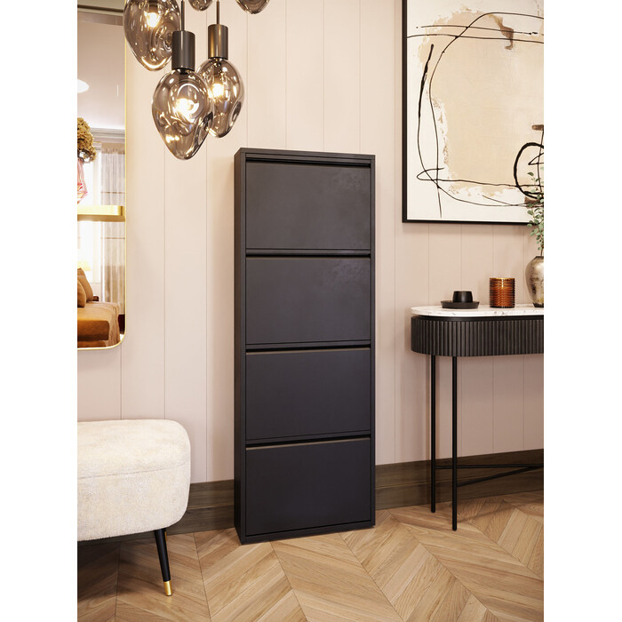 Shoe Container Caruso 4 Black (MO)