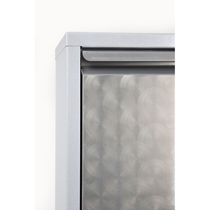 [9275] Shoe Container Caruso 5 Silver brushed - 3